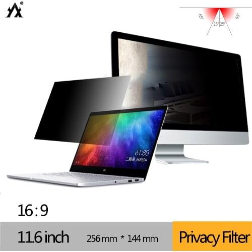 11.6" (256mm*144mm) Privacy Filter Anti-glare screen protective film, For Notebook 16:9 Laptop Computer Monitor Laptop Skins