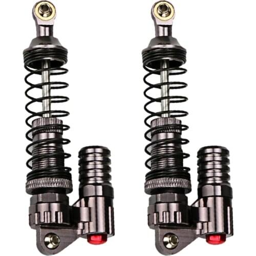 2Pcs Aluminium Alloy 90Mm Absorber Shocks For 1/10 Scale Rc Rock Crawlers Axial Scx10 D90 Truck