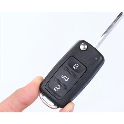 3 Buttons Flip Remote Key Shell Case For 2011 After VW Tiguan Sagitar Lavida Golf Passat Bora Replacement Fob Blank 2PCS/Lot