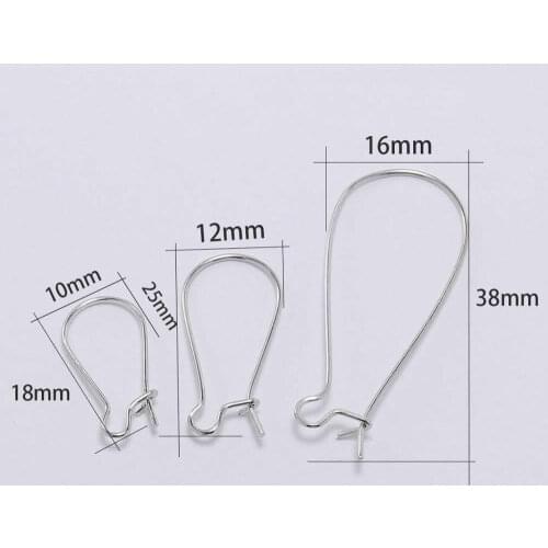 50pcs/lot Gold Bronze French Lever Earring hooks Ear Wires Earrings Findings For Jewelry Making DIY Accessories Supplies