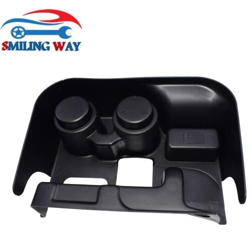 Double Hole Car Vehicle Front Center Console Storage Box Cup Holder For Dodge Ram 1500 2500 3500 1999 2000 2001 OE# SS281AZAA