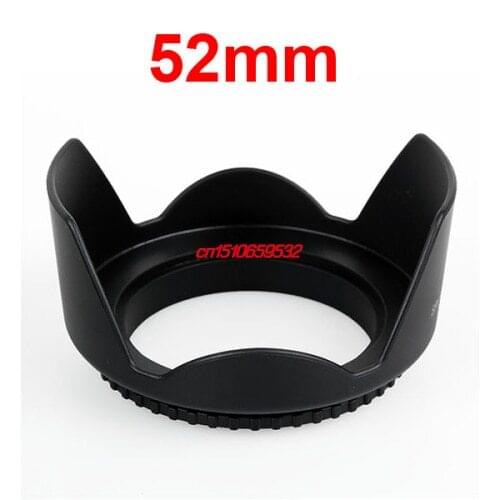 2PCS 52mm Flower Lens Hood For 50/1.8 D3100 D5000 18-55mm 350D D3200 D60 D3100 D5100 D3200 D3300 D5200 D5300 18-55 D7000