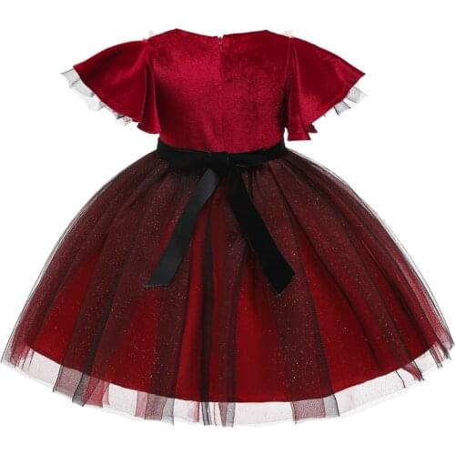 Flower Girl Princess Dress Clothes Infant Dresses For Baby Girls Wedding Party Princess Dress Baby Lace 3-10 Year Birthday Dress