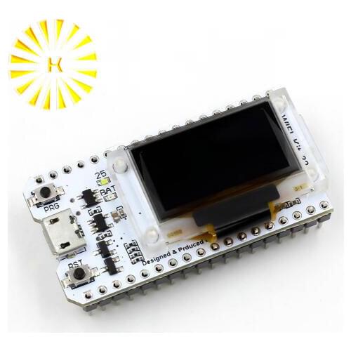 ESP32 Bluetooth WIFI Kit Blue OLED 0.96 inch Display Module CP2102 3.3V-7V Internet Development Board for Arduino Connector