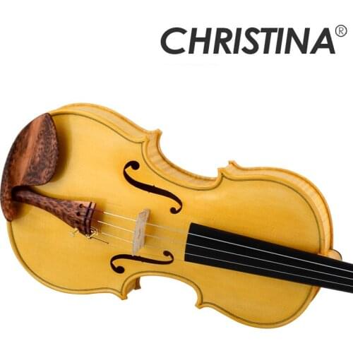 Christina S400Y imported European material violin professional grade examination performance grade handmade yellow violin