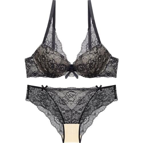 Lace Lingerie Bra Bra and Underwear Set Lingerie Set Plus Size Sexy Panties and Bra Set Sexy Lingerie Push Up Bra Sets