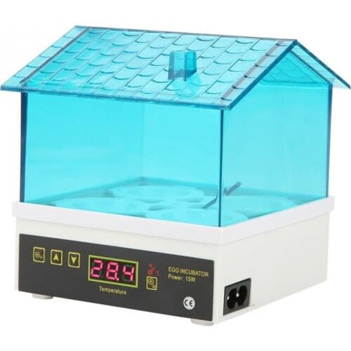 Chiclits 4 Eggs Mini Egg Incubator Digital Temperature Automatic Household Hatching Incubator Hatcher for Chicken Duck