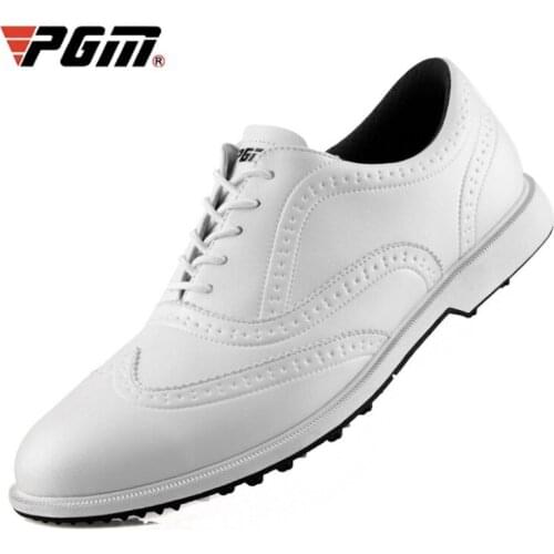 PGM Golf Mens Shoes Waterproof Casual Sports Sneakers Lace-Up Shoelaces Breathable Non-Slip XZ129 Wholesale