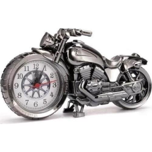 Motorcycle Table Clock Retro Alarm Home Office Desk Clock Gift Ornament Home Decor Office Gift