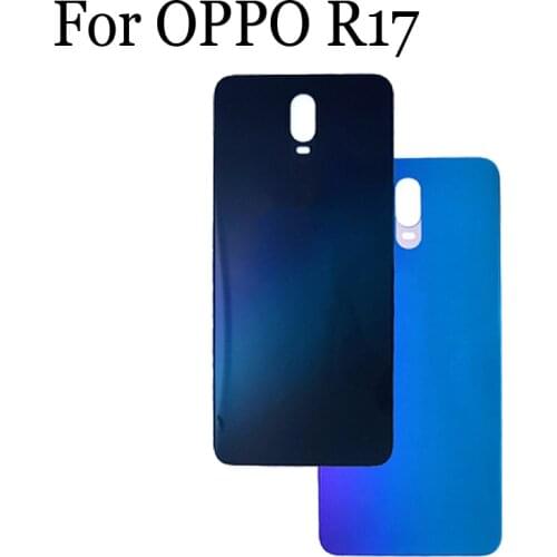 100%New Battery Back Rear Cover Door Housing For OPPO R17 Battery Back Cover For OPPO R17 Replacement OPPOR17 Repair Spare Parts