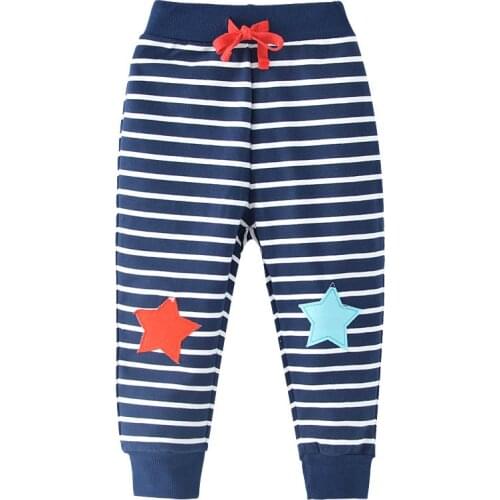 New brand spring autumn boys girls sweatpants stars children trousers cotton baby boys girl pants baby clothing 2-7T kids pants