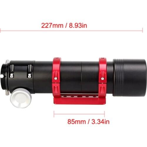 New D50/F200 Fully Metal Multifunctional Guide Scope Refractor Telescope Optical Tube for Auto Guiding Cameras Finderscop