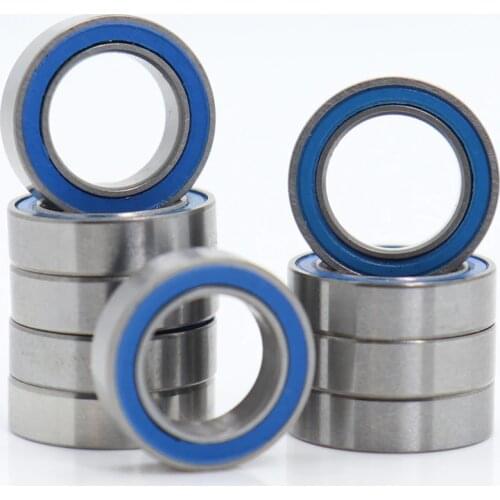 MR117-2RS Bearing ABEC-3 10PCS 7x11x3 mm Miniature MR117RS Ball Bearings Blue Sealed Bearing MR117 2RS