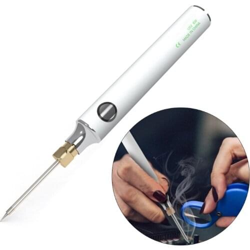 Portable 5V 8W USB Wireless Electric Soldering Iron Kit Welder Cordless Welding