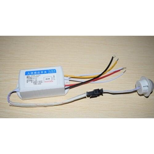 Warehouse/hotel/Parking Lot LED Automatic On Off Strip PIR Infrared Motion Sensor Switch f. Incandescent lamp 500w max 10pcs