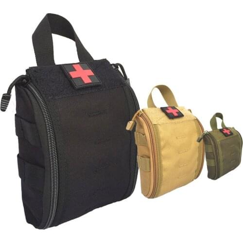 Tactical Medical Bag First Aid Kit Outdoor Travel Mountaineering Emergency Case Survival Kit Nylon Pouch For Hunting Camping