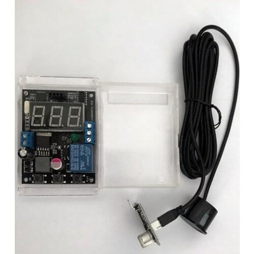 Ultrasonic Rangefinder Reversing Radar Module / with Display Can Set Distance Relay Output / Waterproof Probe