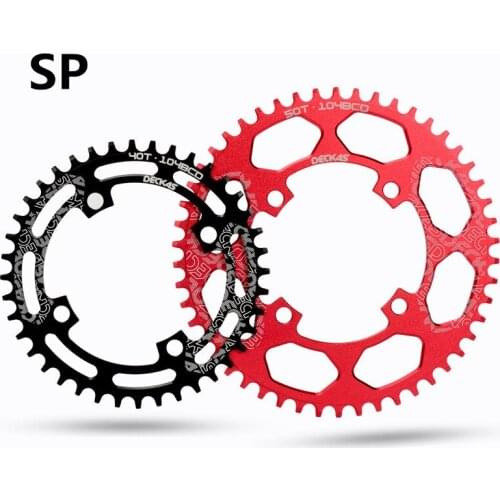 Bicycle crankset 40T 42T 44T 44T 46T 48T 50T 52T chainwheel 104BCD super light road bike mtb sprocket wheel for 8-12speed chain