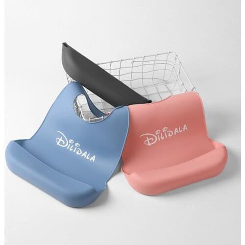 Adults Waterproof Anti-oil Silicone Bib Elderly Aged Mealtime Cloth Protector Senior Citizen Aid Aprons 69HE