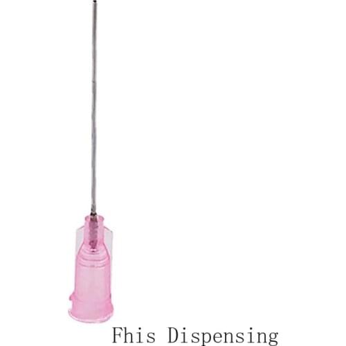 1.5 Inch 18G Blunt Dispensing Needles PP Luer Lock Hub Tubing Length Precision S.S Dispense Tips Pack of 30