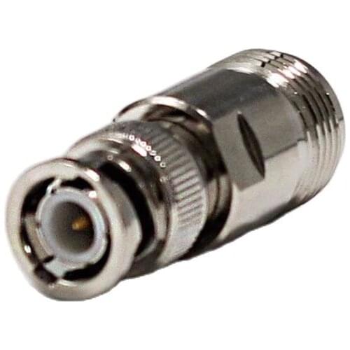 1pc N female Jack switch BNC male plug RF Coax Adapter convertor Straight Nickelplated NEW wholesale