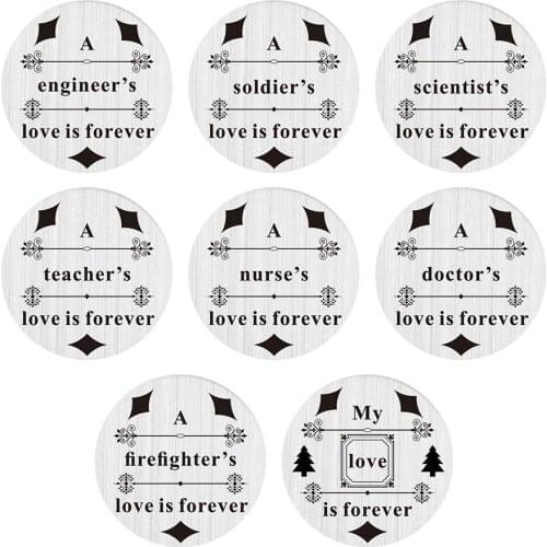 22mm stainless steel love is forever locket backplate floating locket window plate