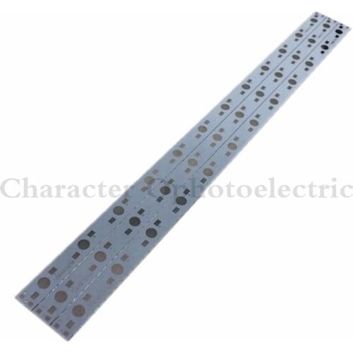 5pcs 30CM x 1CM Aluminium PCB Circuit Board for 12 x 1w,3w,5w LED in Series