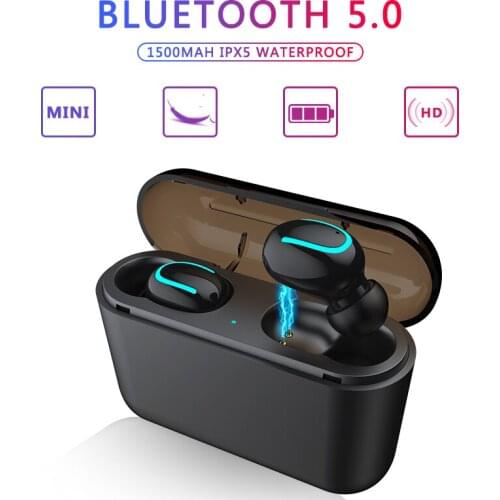 ASKMEER TWS Bluetooth 5.0 Earphones mini True Wireless 3D Stereo Earphone With Mic Handsfree Sports Earbuds Auto Pairing Headset
