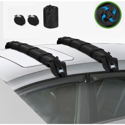 Car Roof Rack Soft Foldable Automatic Inflatable Luggage Roof Frame Carry Load 80kg Auto Roof Rack Baggage for Kayaks Surfboards