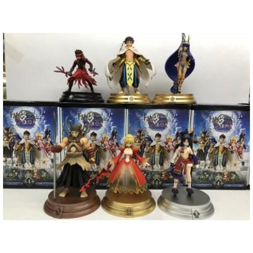 Fate Grand Order Saber Lancer Archer Rider Caster Berserker Assassin Shielder Collection Figure Model Toys