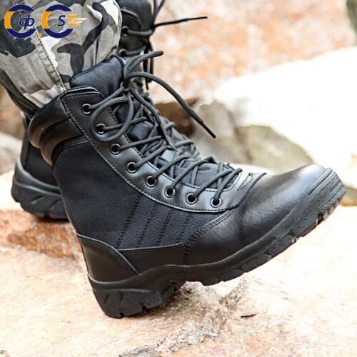 Summer Ultra-Light Combat Mens Special Forces 07 Combat Zipper Military Combat Tactical Boots Mens climbing shoes