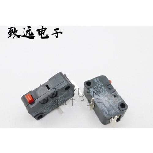Original new 100% D3V-16-1D65 bend foot 16A 250VAC game rocker micro switch 2pin 3pin travel limitation