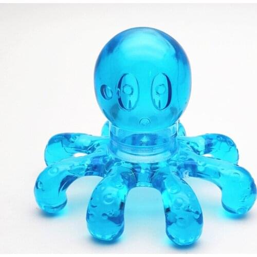 Portable Crystal Massage Handheld Octopus Massager For Relieving Neck Abdomen Back Muscle Pain