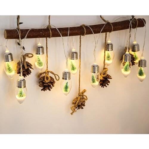 1.5m 2m Led String Light Christmas Garland Street Wedding Decorative Lights Make a Wish For Party Holiday Garden Patio