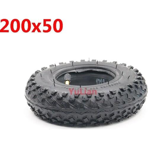 8" X 2") 200X50 (8 Inch)Tire Fit for Electric Gas Scooter & Electric Scooter(inner Tube Included) Wheelchair Wheel