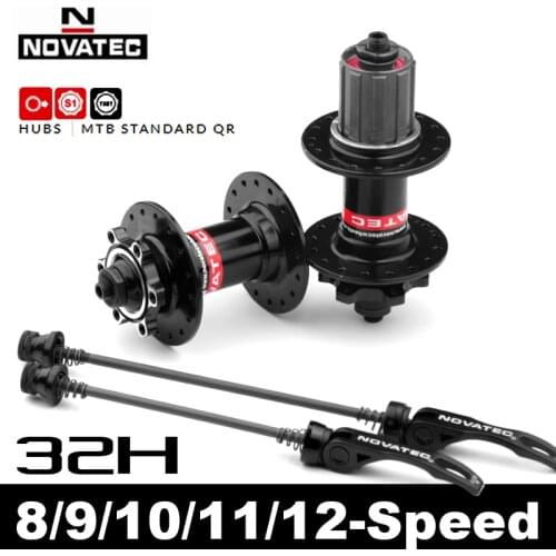 NOVATEC Hub 32 holes D481STBT D482TSBT MTB Hubs Bearing Bead Mountain Bike Hub 8 9 10 11 Speed Bicycle Parts for Shimano HG