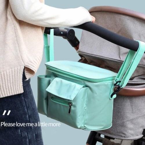 Waterproof Mummy Shoulder Bags Multifunction Mom Baby Stroller Bag Maternity Cartoon Handbag Baby Feeding Bottle Care