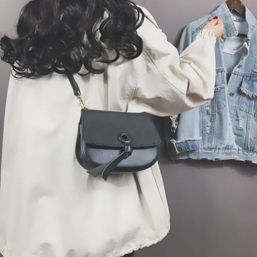 Leather Handbag Ladies Pu New French Fashion Tassel Pu Leather Saddle Bag Women Office Quality Small Single Crossbody Bags