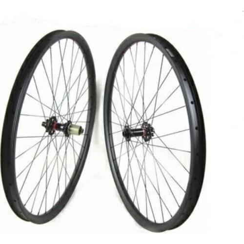 Carbon 27.5 MTB wheelset Novatec D791SB D792SB carbon wheels 35mm Width 25mm Depth UD matte 650B XC Mountain Bike 1650g/pair
