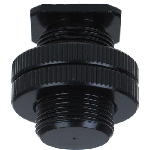 5/8 inch 1/4 inch Screw for Camera Tripod Head Microphone Mic Mount Bracket Metal Shockproof Clip Hot Shoe Adapter
