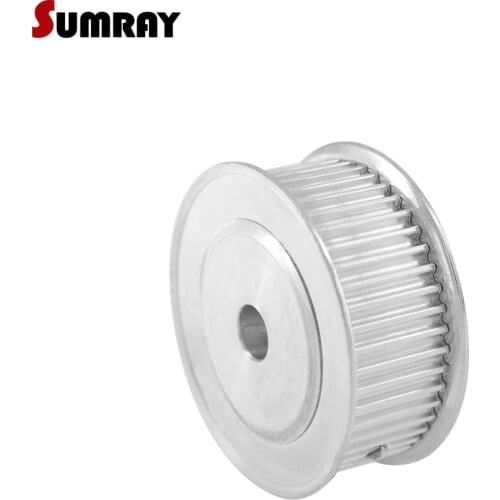 SUMRAY 3M 45T Timing Pulley 5/6/6.35/8/10/12/15/16/19/20mm Inner Bore Synchronous Wheel Pulley 16mm Belt Width CNC Belt Pulley