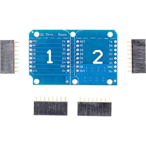 2PCS Dual Base for D1 mini WIFI Internet of Things development board based