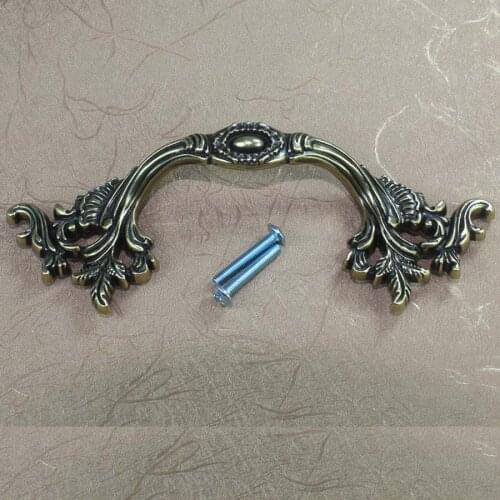64mm bronze creative vintage furniture handle antique brass drawer cabinet pull 2.5" vintage bronze dresser cupboard door handle