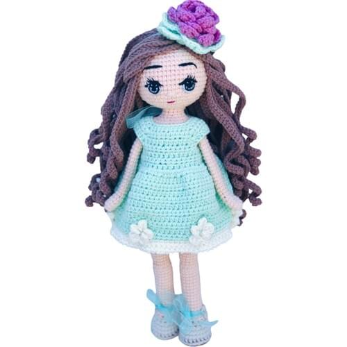 Amigurumi Mesh Toy Girl Baby Product 100 Handmade