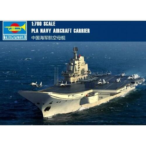 PLA NAVY AIRCRAFT CARRIER 1/700 ship Trumpeter model kit 06703
