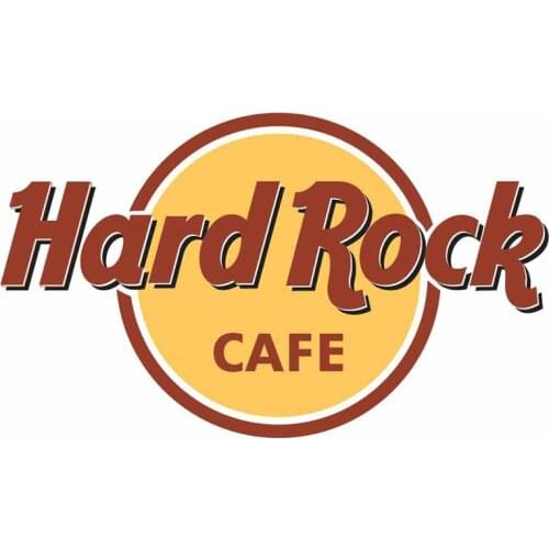 Personality Car Sticker for Hard Rock Cafe Camper Truck Decal Creative PVC Waterproof Cover Scratch Decoration 13cmX9cm