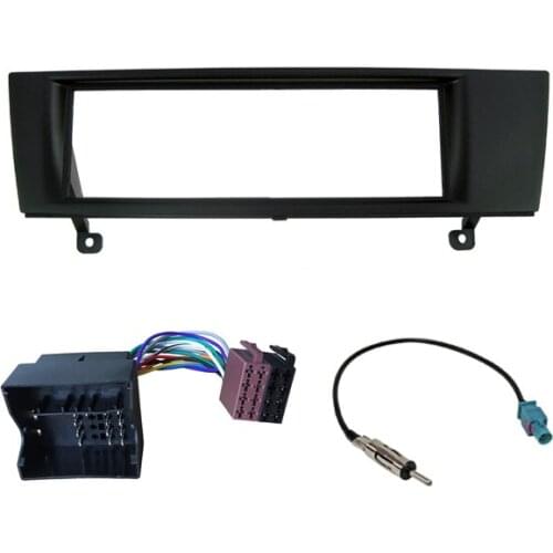 Single Din Car Radio Facia for BMW 3 Series E90 91 92 93 2004-2012 DVD Stereo CD Panel Dash Kit Trim Fascia Face Plate Frame