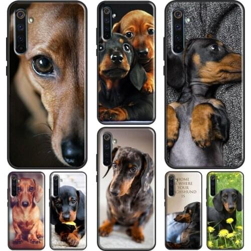 Teckel Dackel Dachshund Dog Case For Realme 6 7 8 Pro Q3 GT Neo C21 C15 C3 Funda For OnePlus 8 Pro 9 Pro Nord 7T 8T 9R
