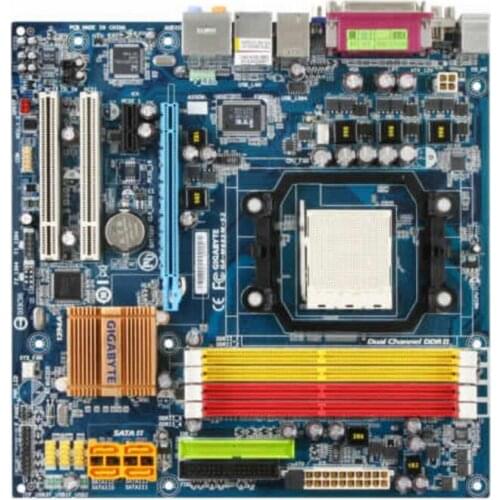 For Gigabyte GA-M68SM-S2 Original Used Motherboard M68SM-S2 Socket AM2 DDR2 USB2.0 SATA2