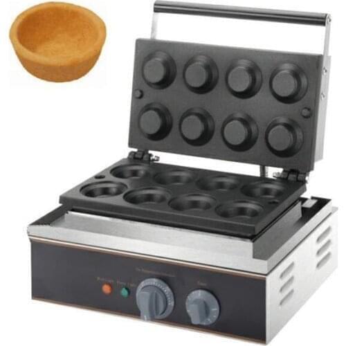 Hot Sale commercial 8pcs portuguese egg tart machine, egg tart forming machine egg tart waffle maker machine egg tart shell